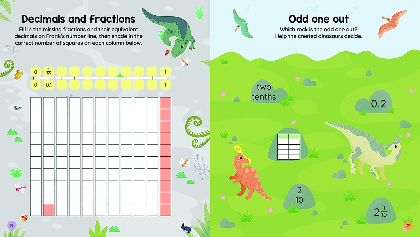 Dinosaur Academy: Fractions and Decimals