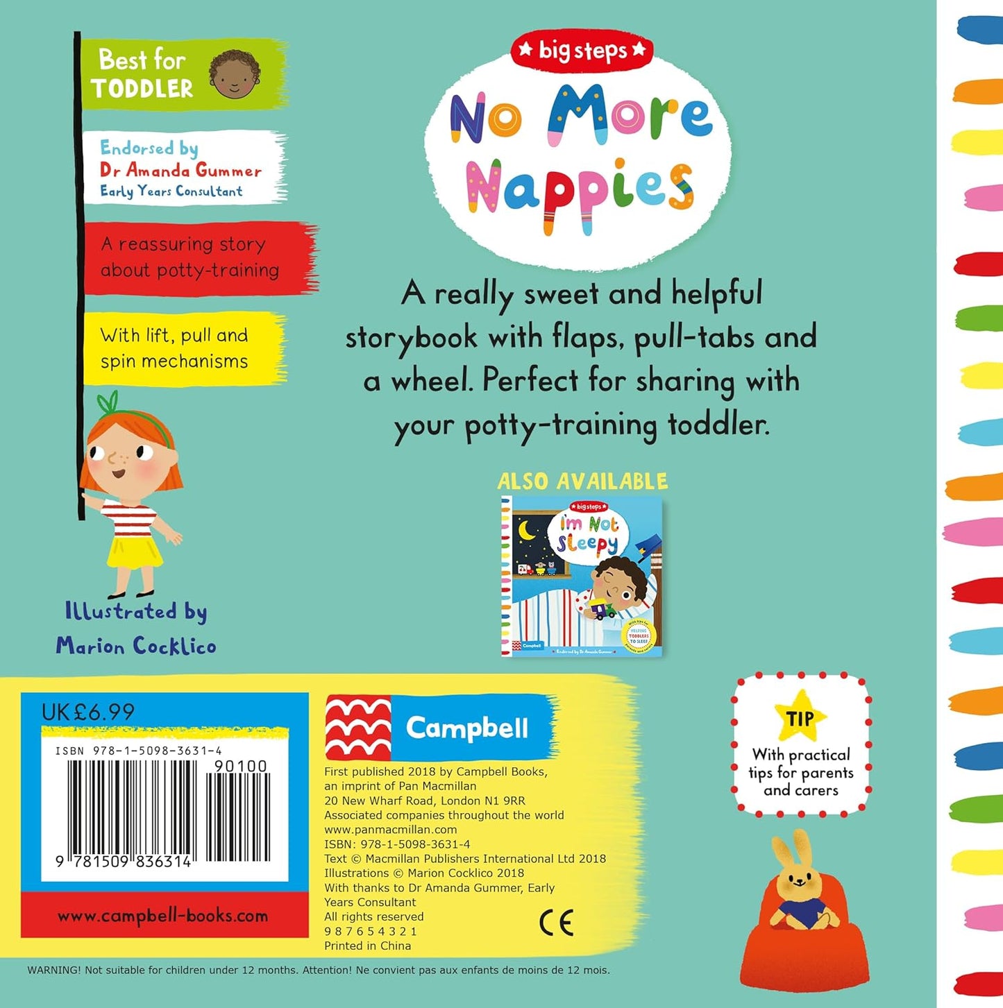 No More Nappies: A Potty-Training Book (Board Book - Hardcover)