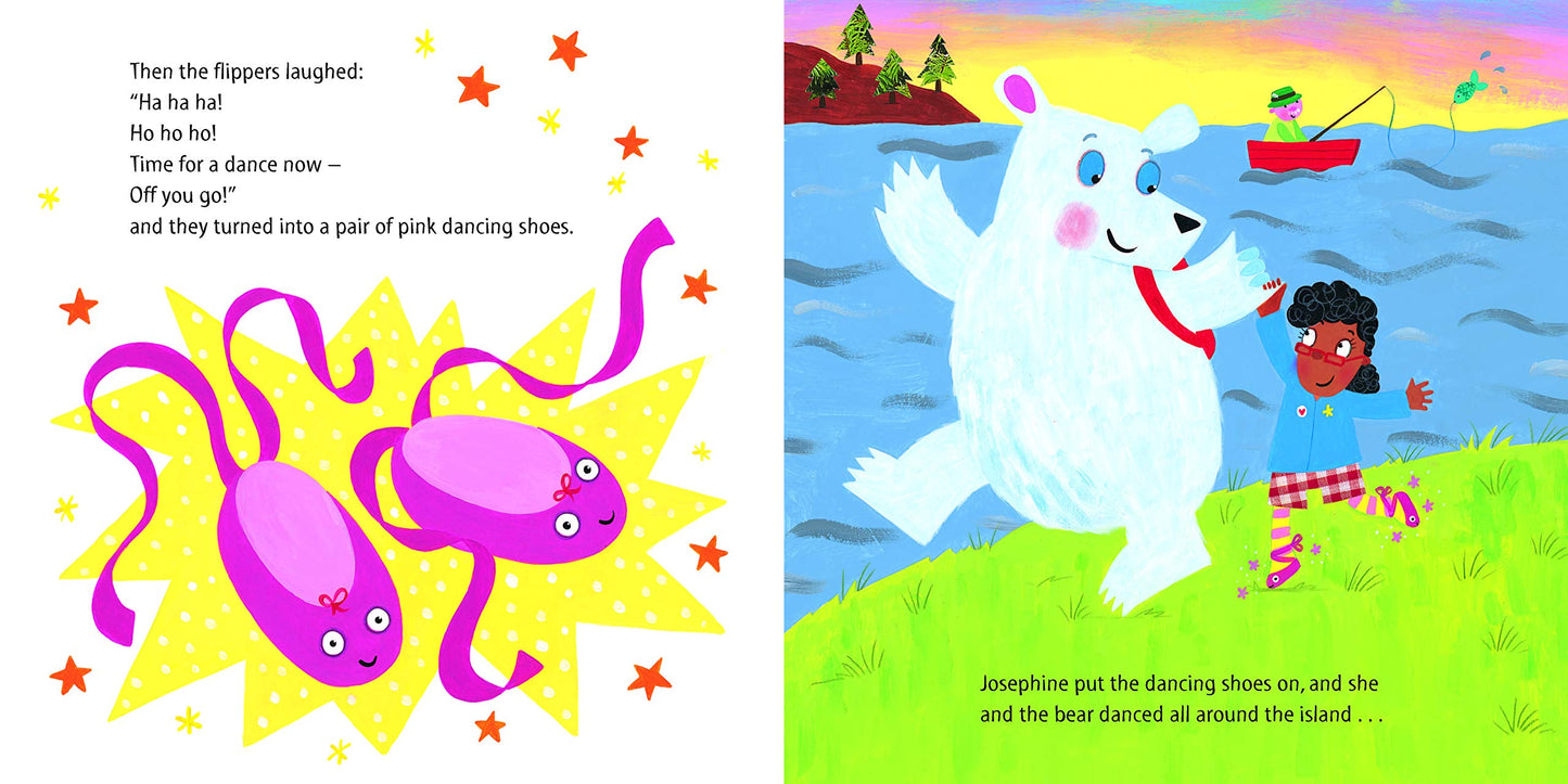 The Girl, The Bear and the Magic Shoes (Board Book)