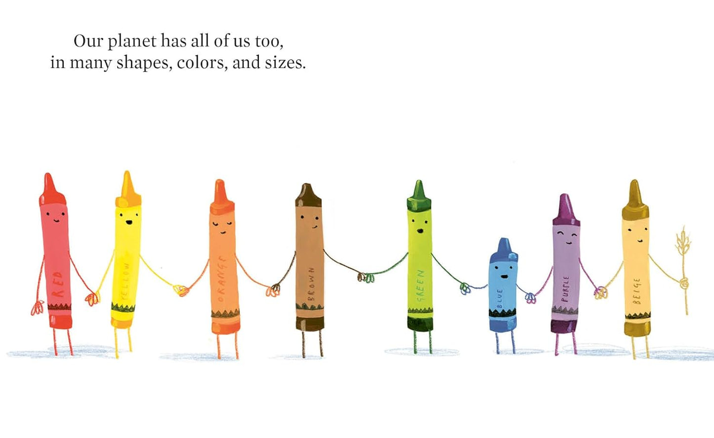 The Crayons Love Our Planet (Hardcover)