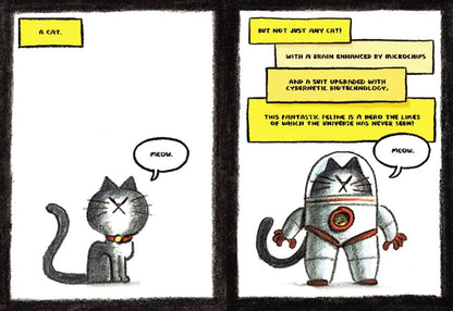 The First Cat In Space Ate Pizza: A Graphic Novel