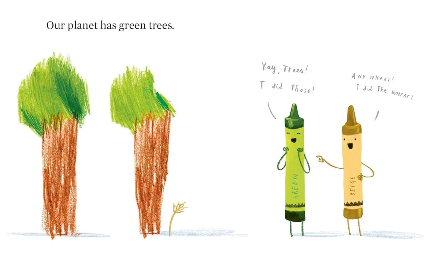 The Crayons Love Our Planet (Hardcover)