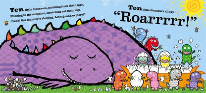Ten Little Dinosaurs (Board Book)