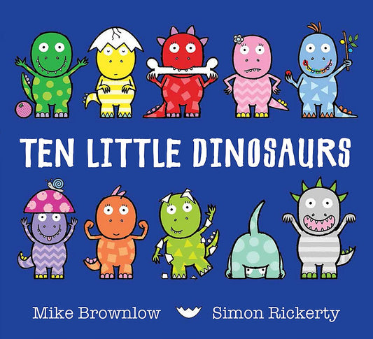 Ten Little Dinosaurs (Board Book)